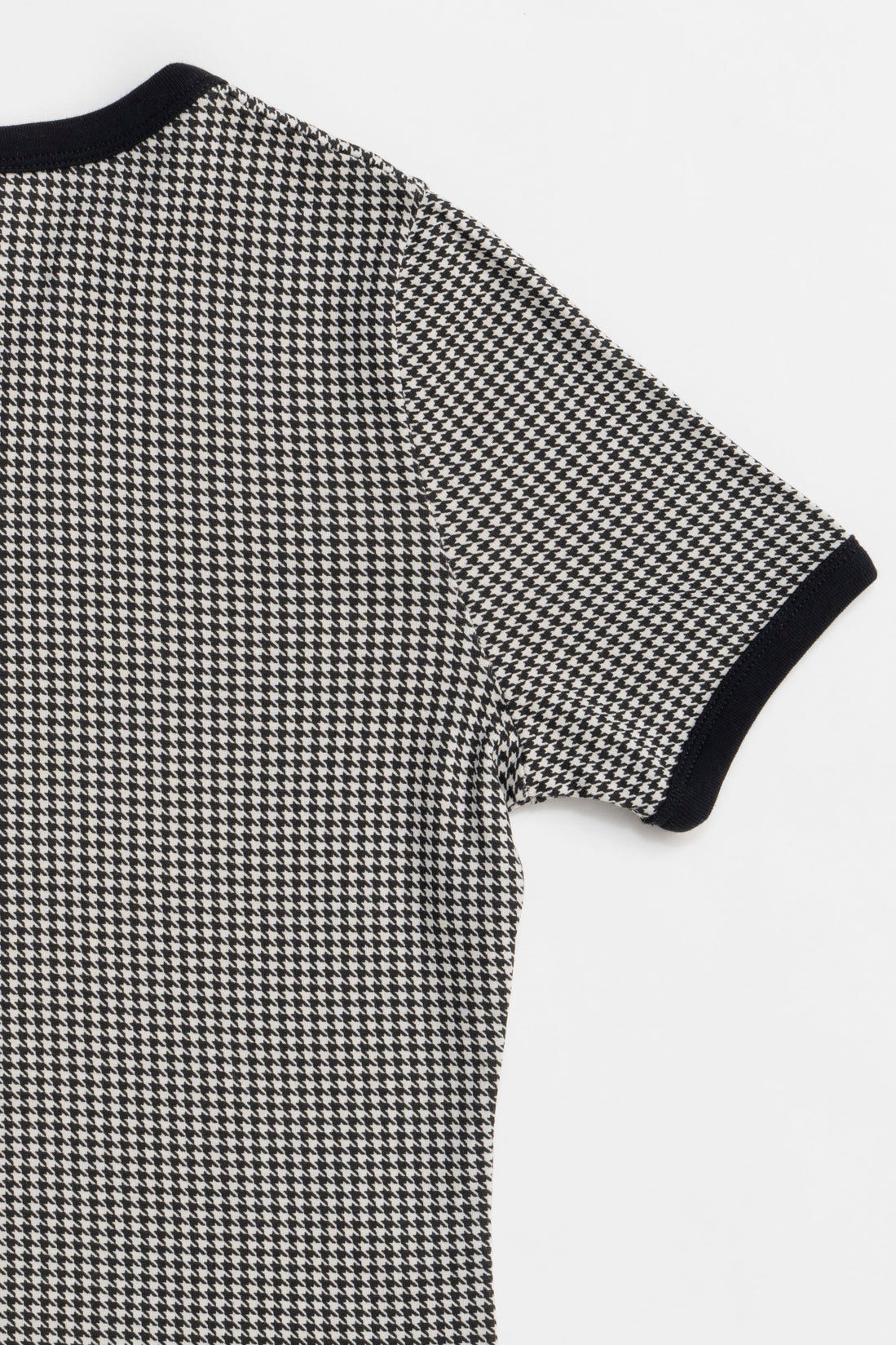 Contrast Houndstooth T-Shirt