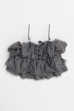 Dot Jacquard Bustier