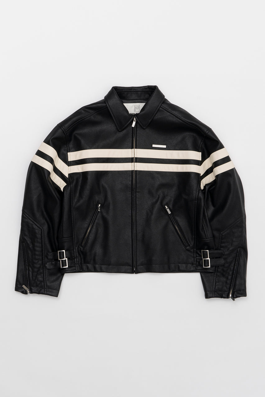 Motorcycle Synthetic Leather Jacket