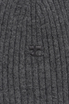 AC Ribbed Lambswool Beanie