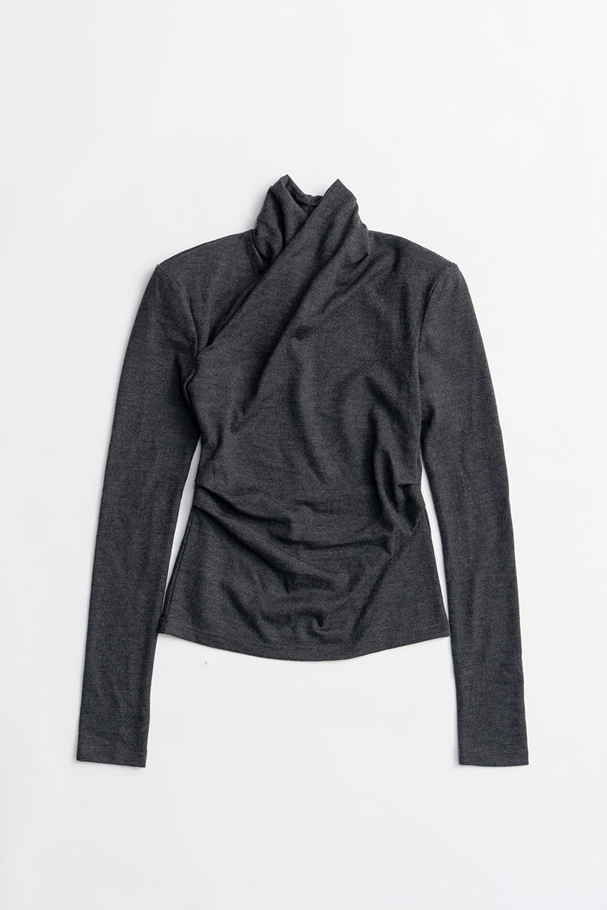 Washable Wool Cache-Coeur Top - 2026WINTER