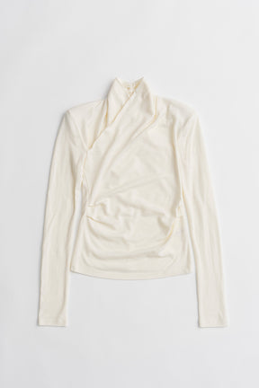 Washable Wool Cache-Coeur Top - 2026WINTER