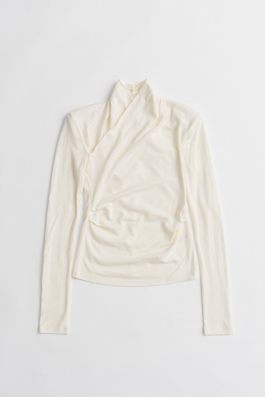 Washable Wool Cache-Coeur Top - 2026WINTER