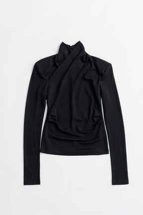 Washable Wool Cache-Coeur Top - 2026WINTER