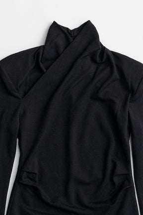 Washable Wool Cache-Coeur Top - 2026WINTER