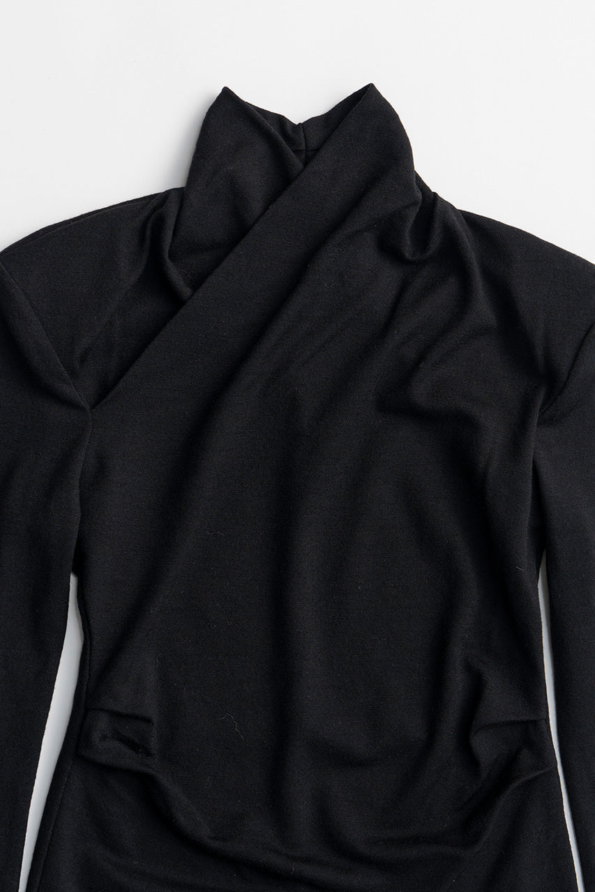Washable Wool Cache-Coeur Top - 2026WINTER