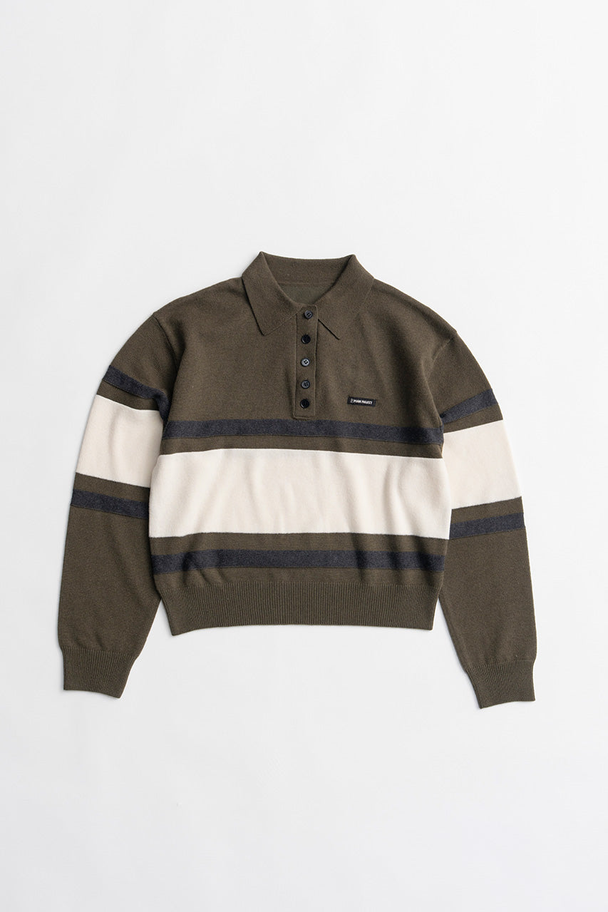 Wide Border Knit Polo - 2026WINTER