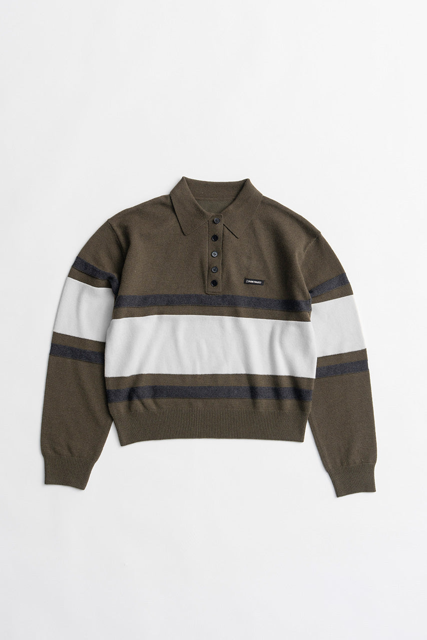 Wide Border Knit Polo - 2026WINTER