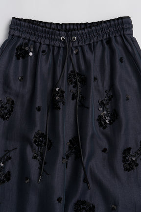 Embroidered Easy Pants - PRE ORDER