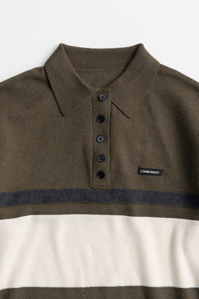 Wide Border Knit Polo - 2026WINTER