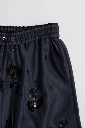 Embroidered Easy Pants - PRE ORDER