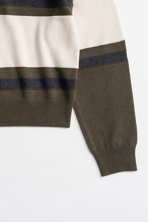Wide Border Knit Polo - 2026WINTER