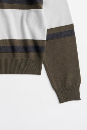 Wide Border Knit Polo - 2026WINTER