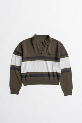 Wide Border Knit Polo - 2026WINTER