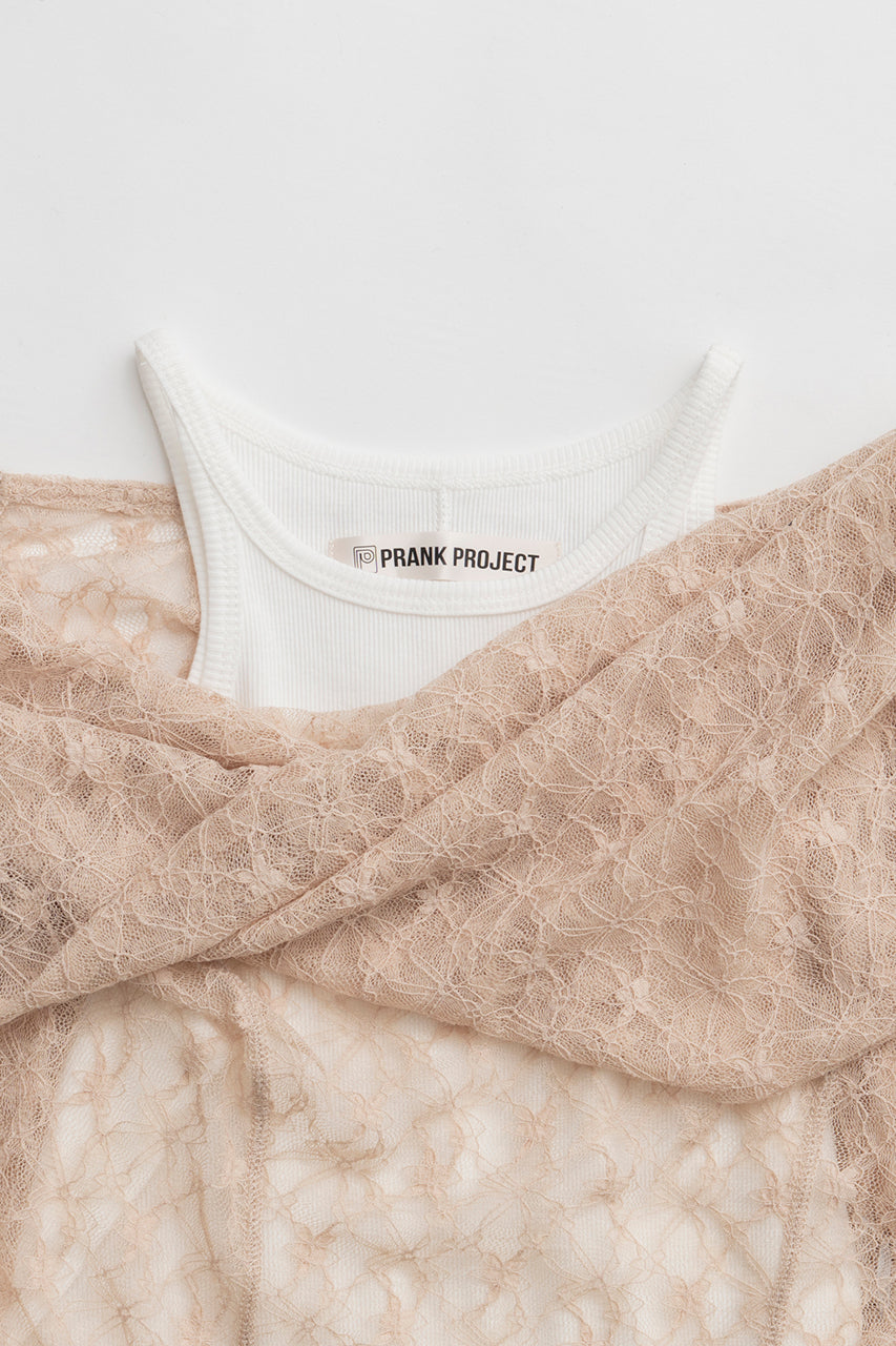 Off-Shoulder Layered Top - 2026 SPRING