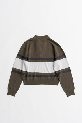 Wide Border Knit Polo - 2026WINTER