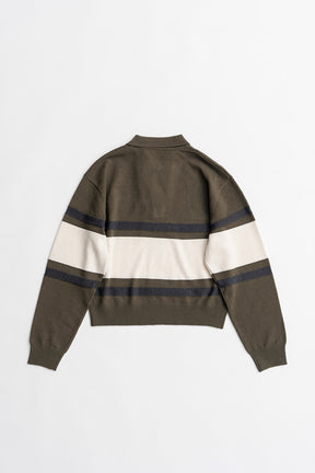 Wide Border Knit Polo - 2026WINTER
