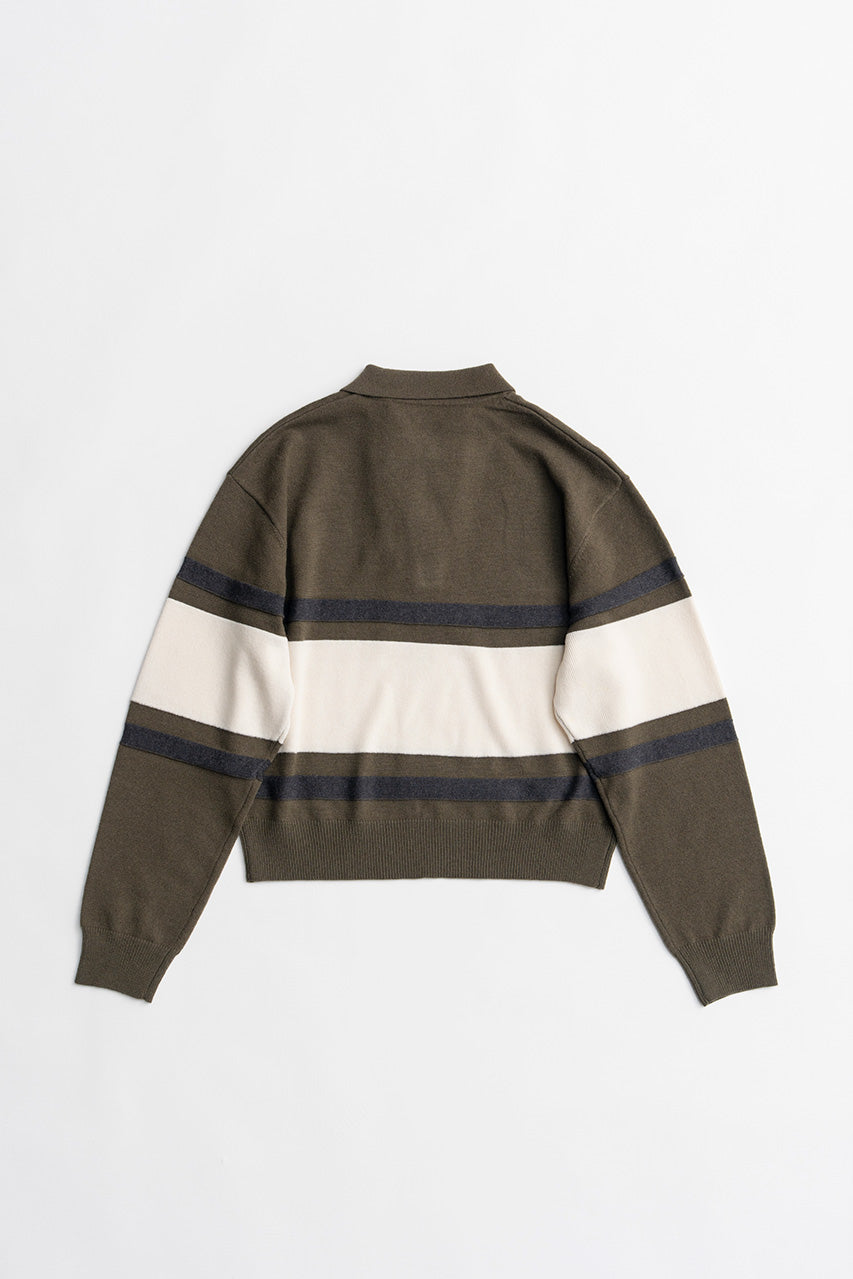 Wide Border Knit Polo - 2026WINTER