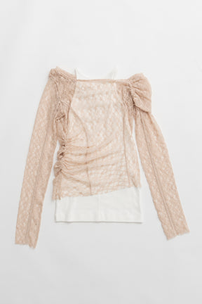 Off-Shoulder Layered Top - 2026 SPRING