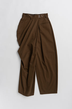 Asymmetrical Drape Pants - PRE ORDER