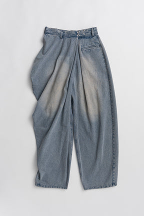 Asymmetrical Drape Pants - PRE ORDER