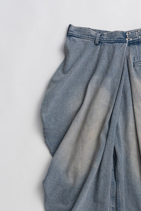 Asymmetrical Drape Pants - PRE ORDER