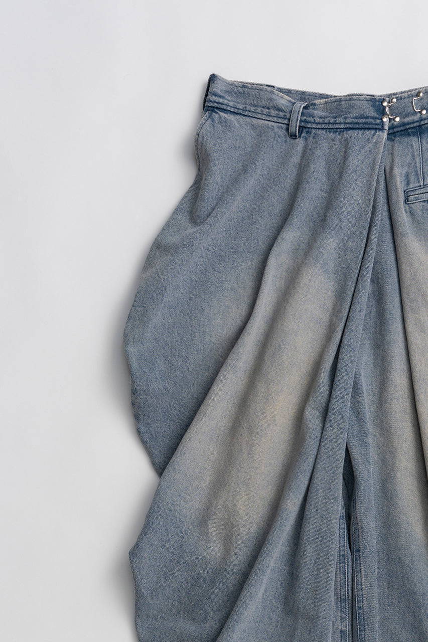 Asymmetrical Drape Pants - PRE ORDER