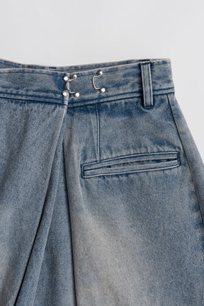 Asymmetrical Drape Pants - PRE ORDER