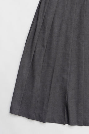 【24WINTER PRE ORDER】Wool Maxi Pleated Skirt