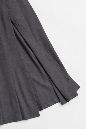 【24WINTER PRE ORDER】Wool Maxi Pleated Skirt