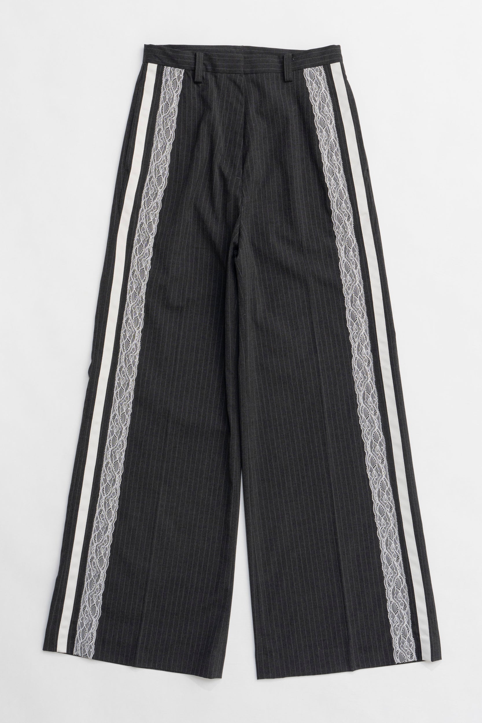 【24WINTER PRE ORDER】Side Lace Line Slacks