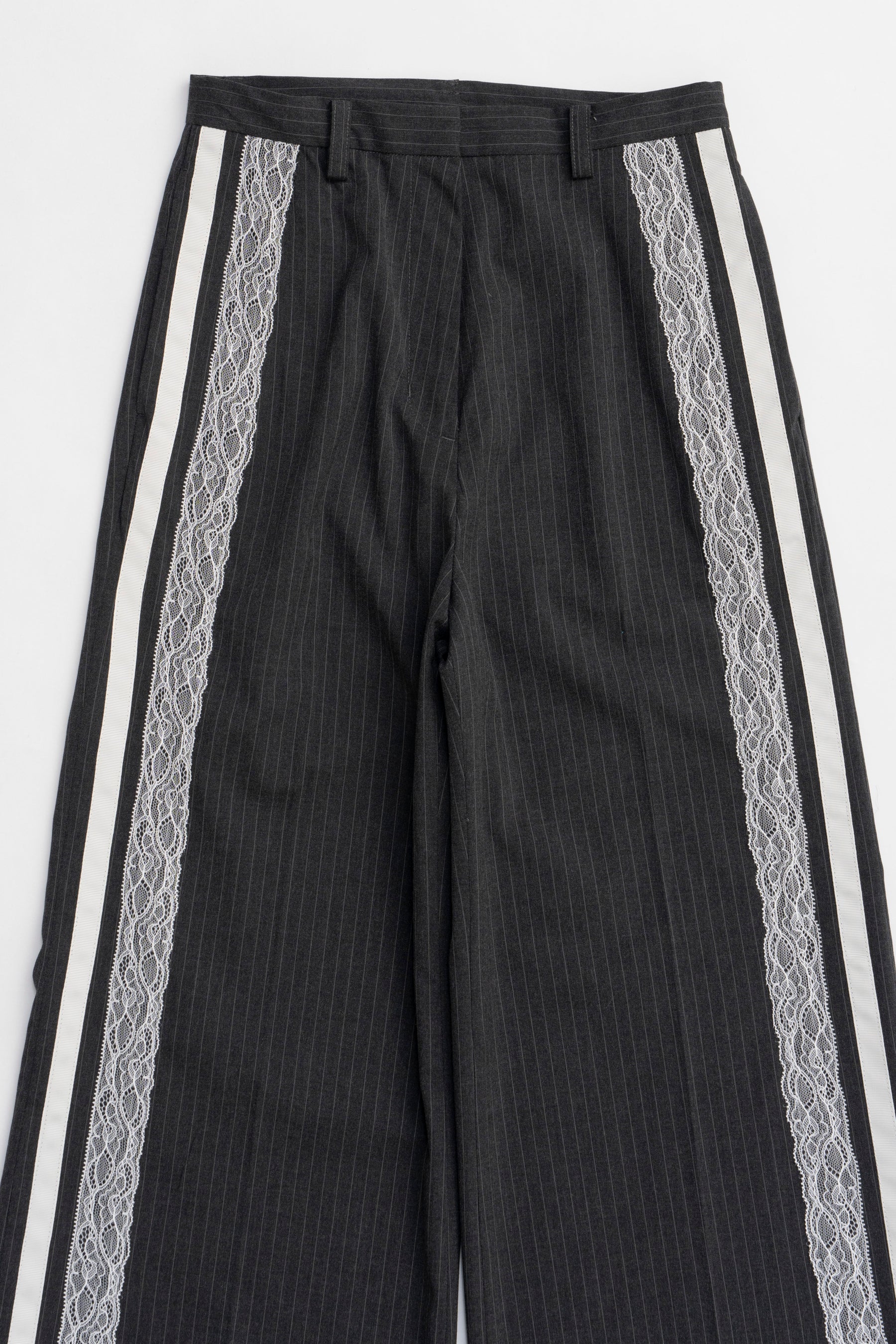 【24WINTER PRE ORDER】Side Lace Line Slacks