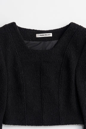 Cropped Tweedy Top - 2026WINTER