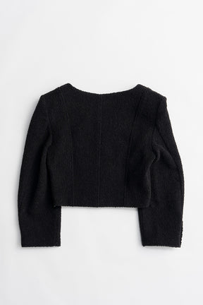 Cropped Tweedy Top - 2026WINTER
