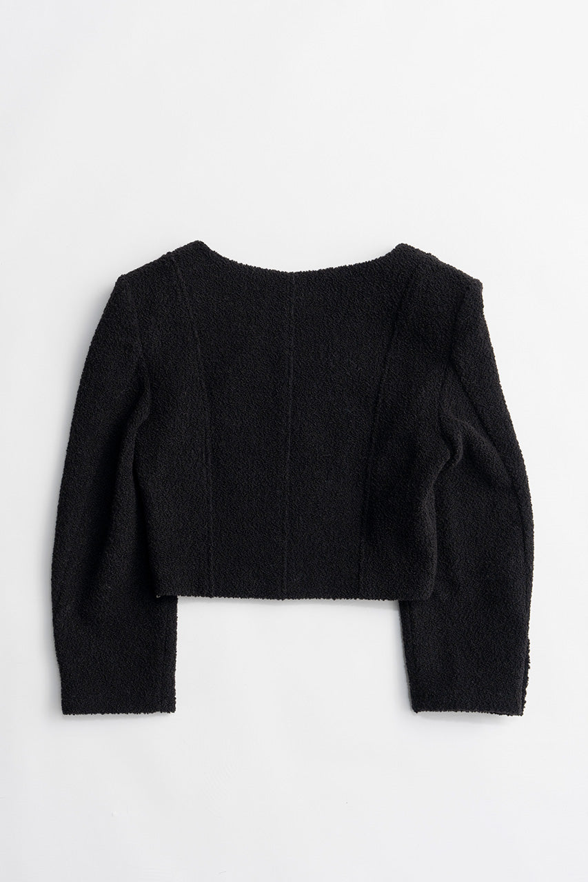 Cropped Tweedy Top - 2026WINTER