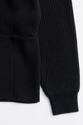 Wide Shoulder Knit Cardigan - 2026WINTER