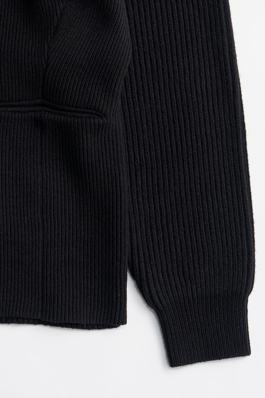 Wide Shoulder Knit Cardigan - 2026WINTER