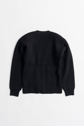 Wide Shoulder Knit Cardigan - 2026WINTER