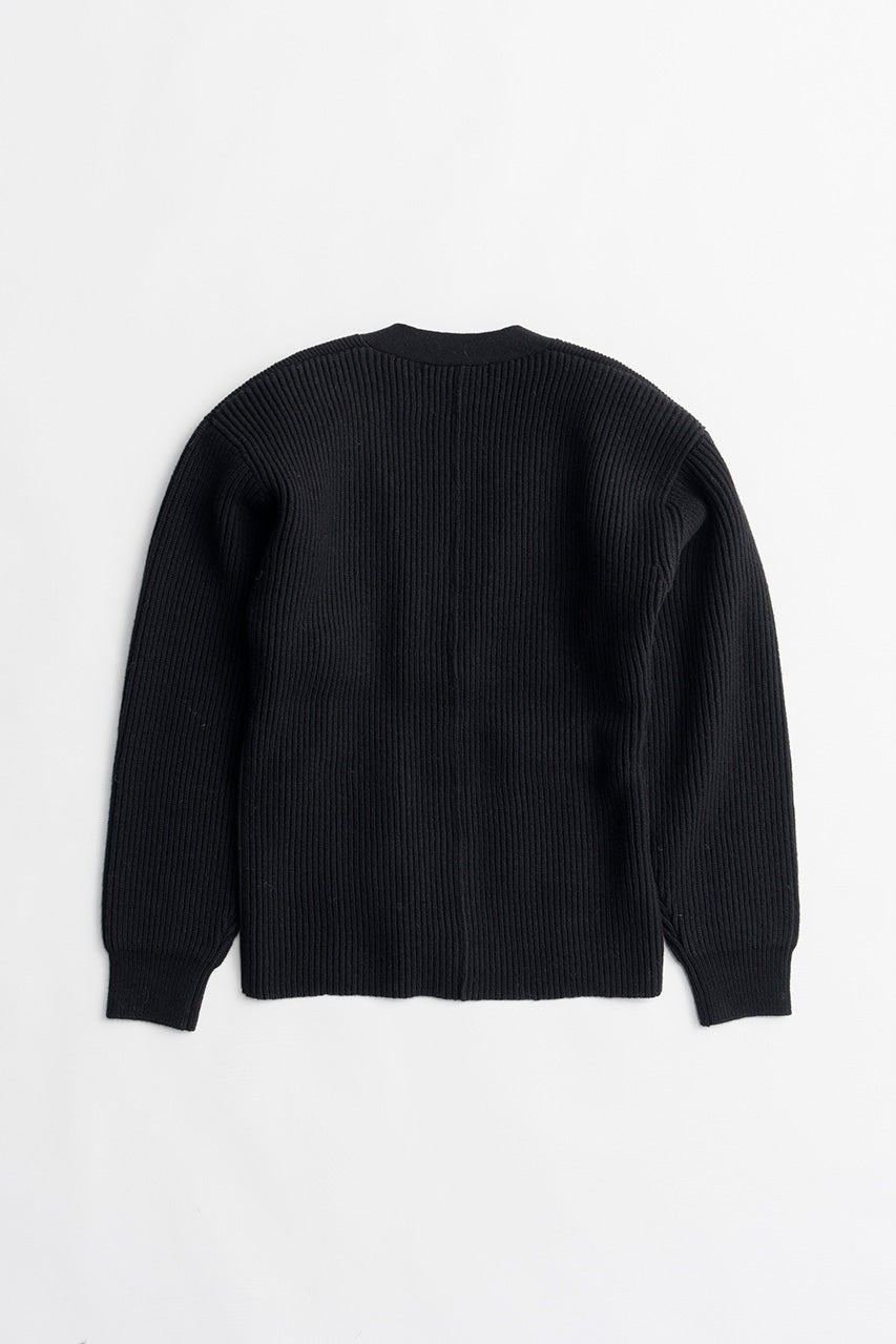 Wide Shoulder Knit Cardigan - 2026WINTER