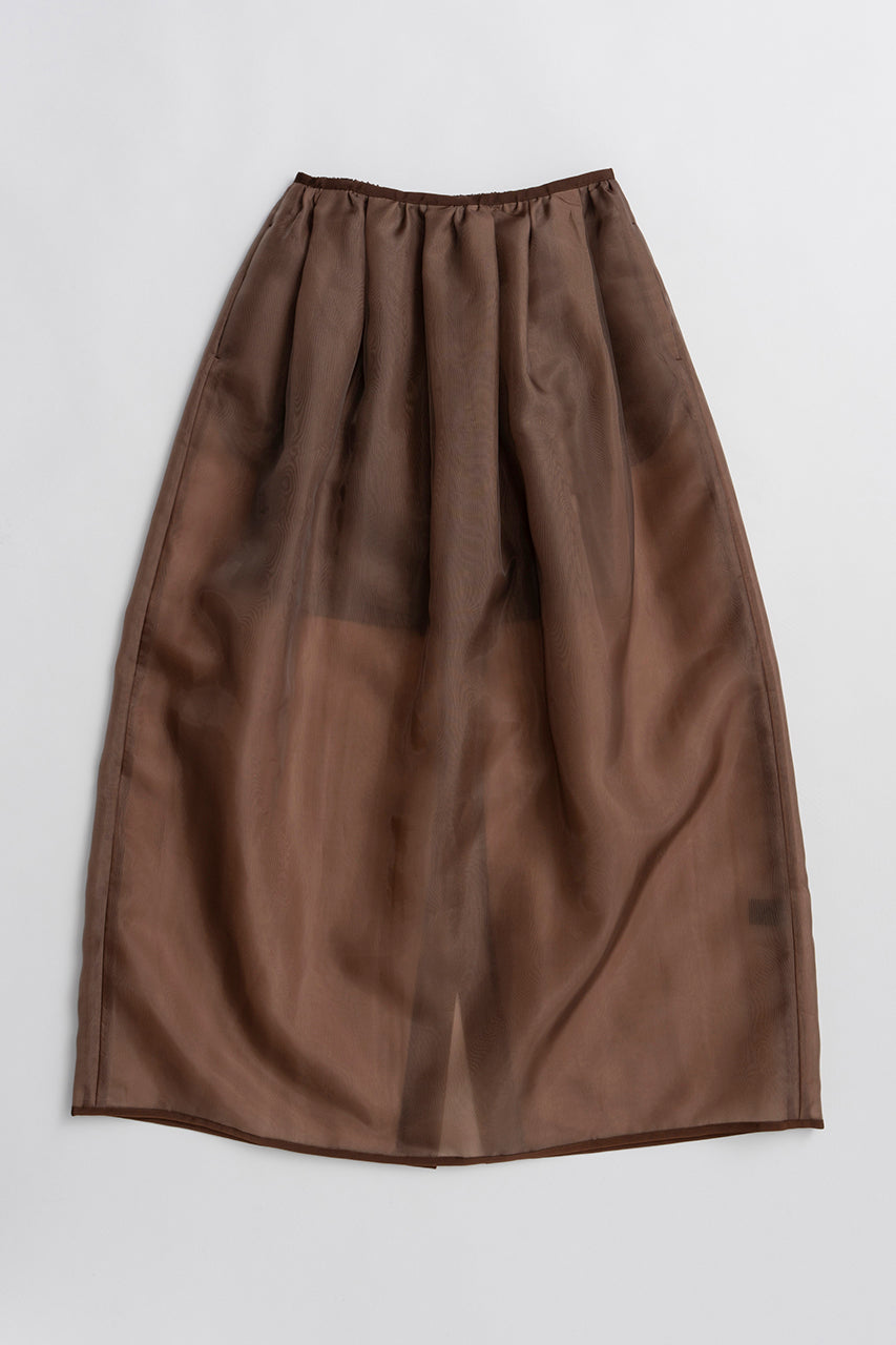 Hard Mesh Maxi Skirt - 26SUMMER