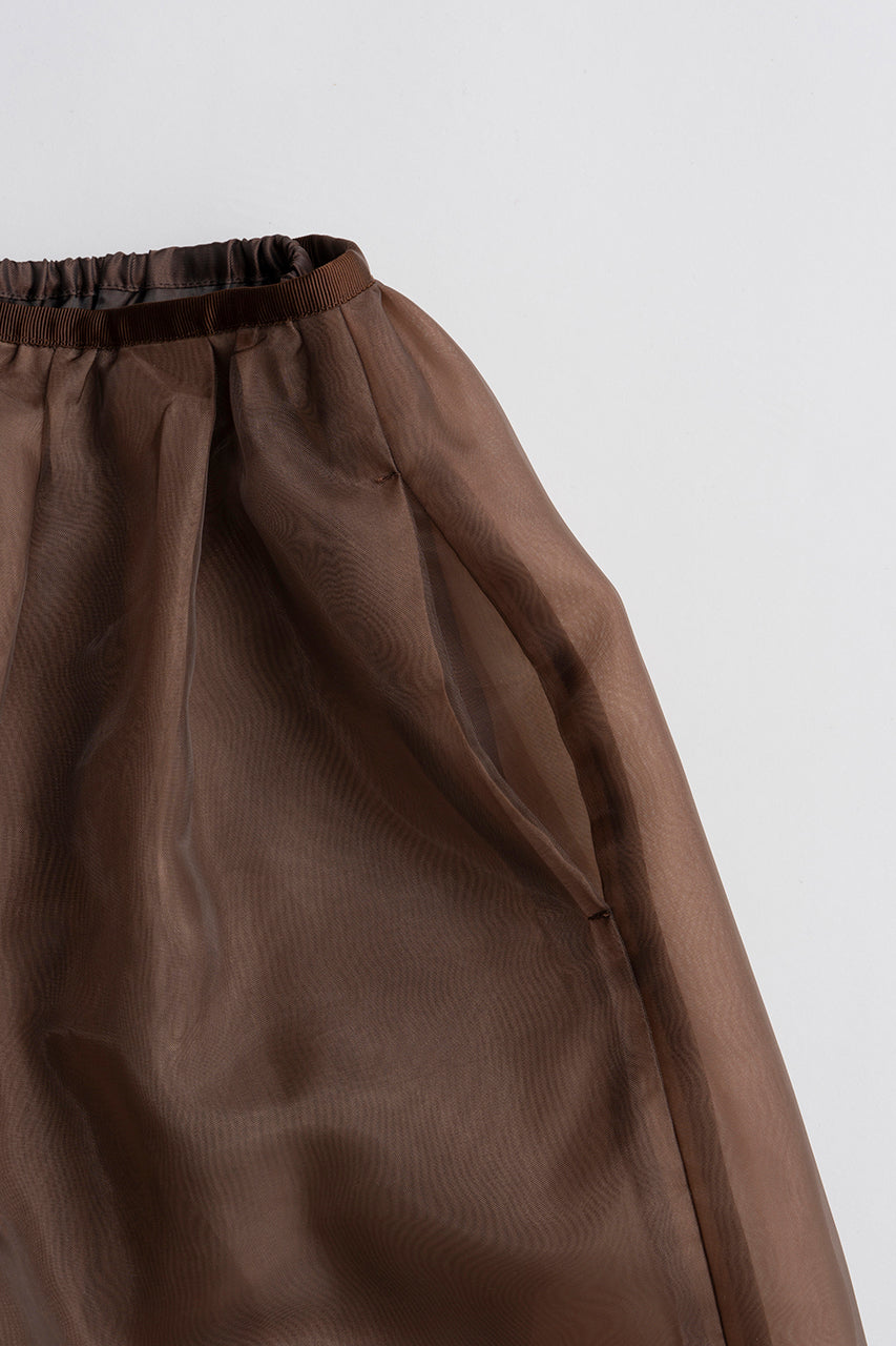 Hard Mesh Maxi Skirt - 26SUMMER