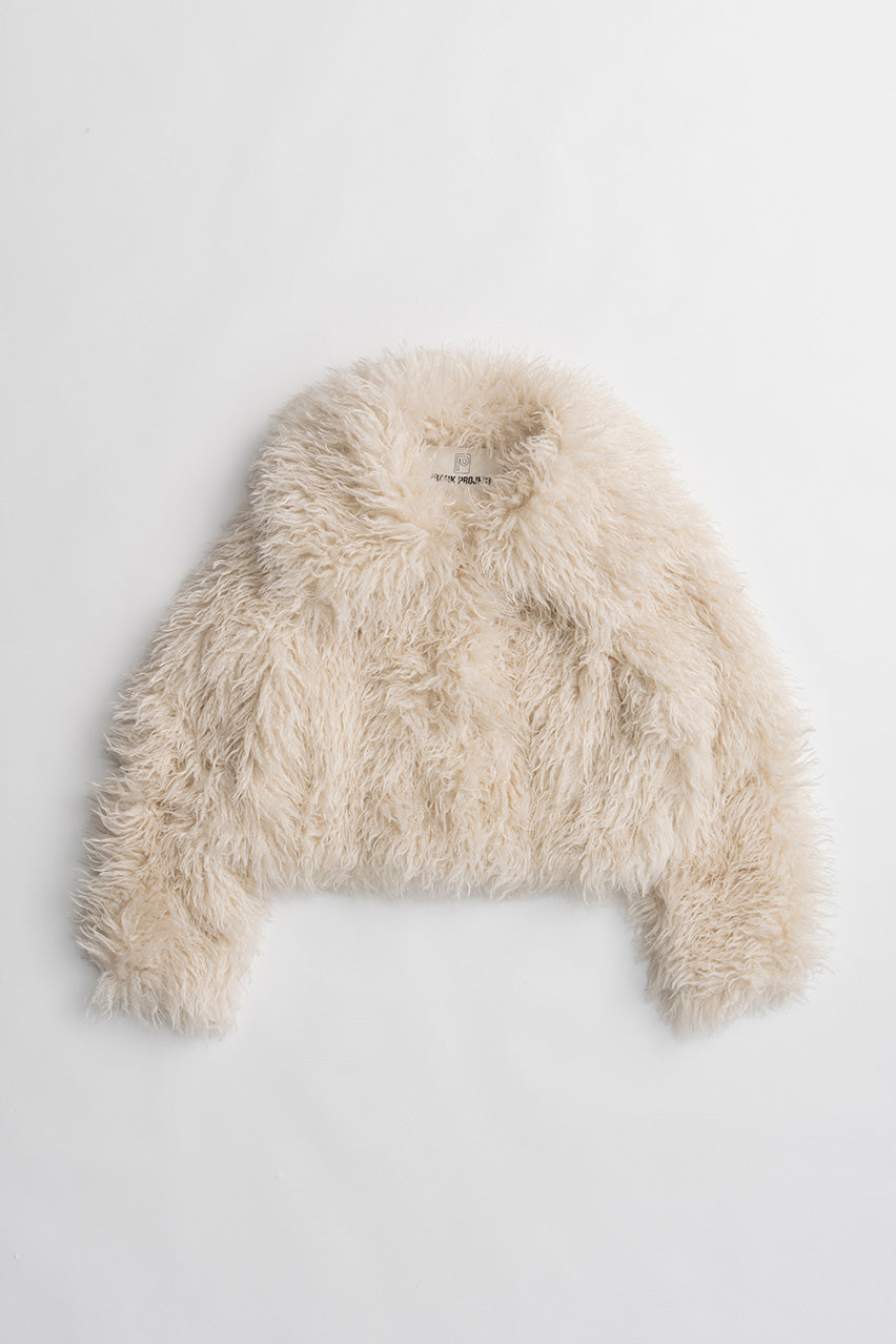 Fake Fur Big Collar Jacket - 2026WINTER