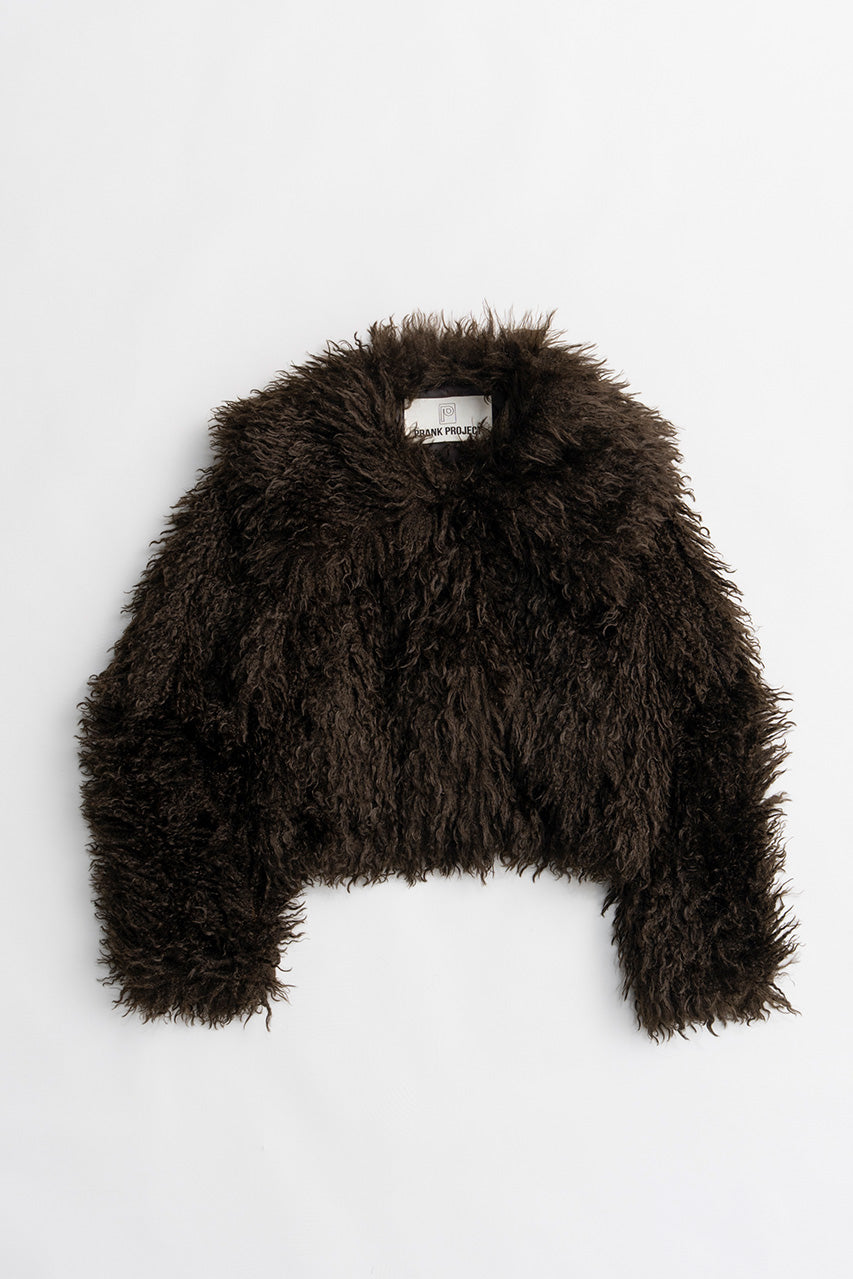 Fake Fur Big Collar Jacket - 2026WINTER