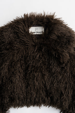 Fake Fur Big Collar Jacket - 2026WINTER