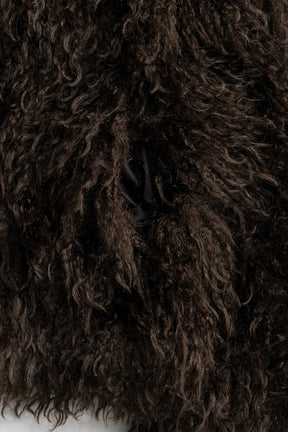 Fake Fur Big Collar Jacket - 2026WINTER