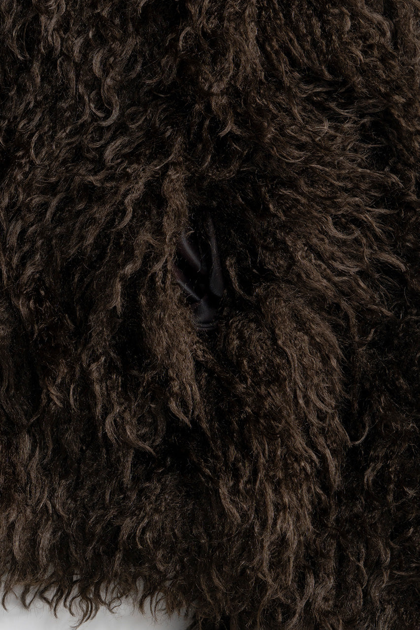 Fake Fur Big Collar Jacket - 2026WINTER