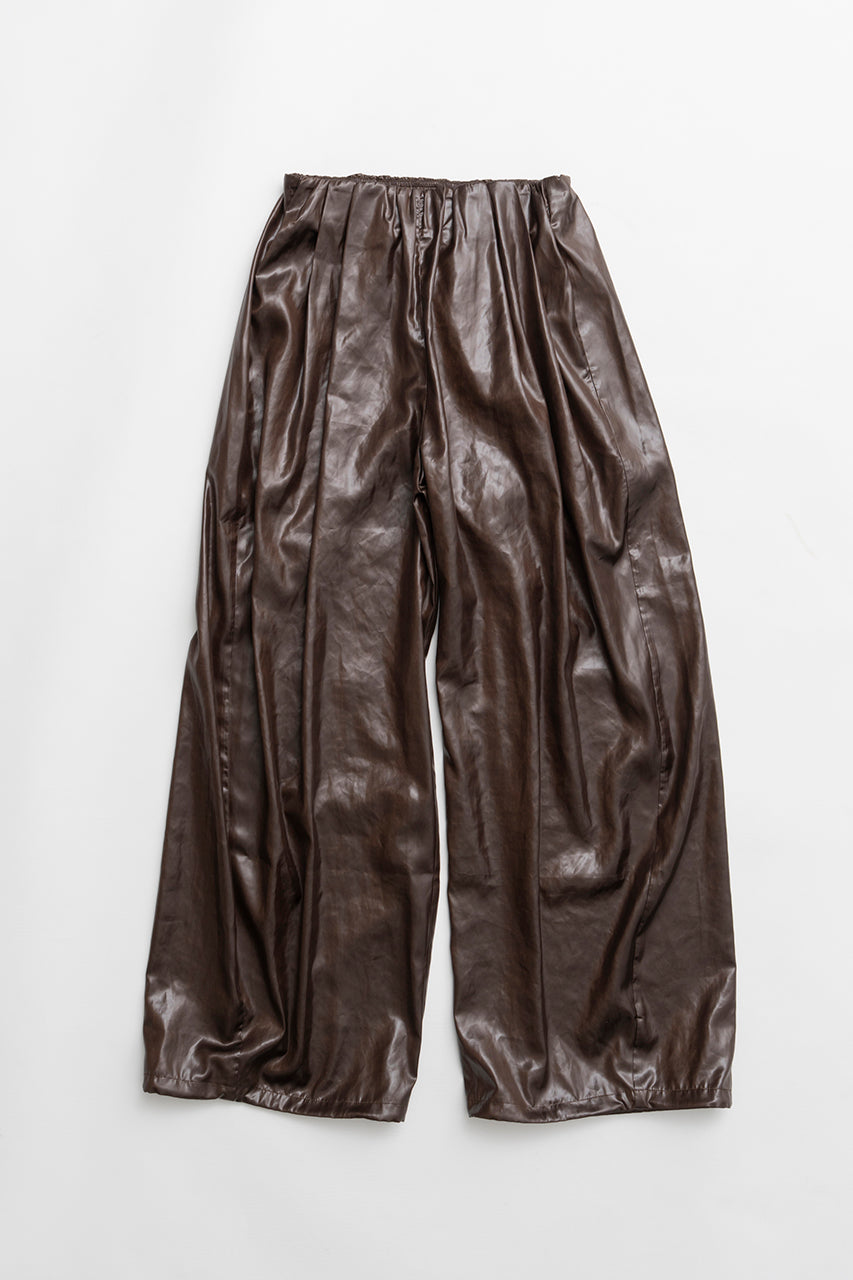 Leather Satin Pants - 2026 SPRING