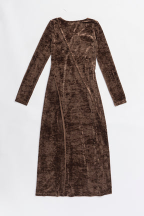 Knit Combination Velour One-Piece - 2025 WINTER