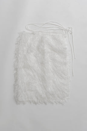 Sheer Feather Wrap Skirt - 2026 SPRING