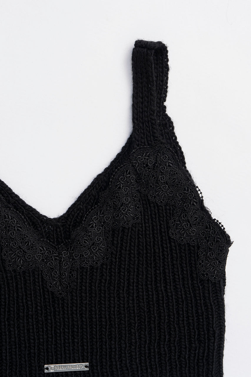 Knit Combination Velour One-Piece - 2025 WINTER